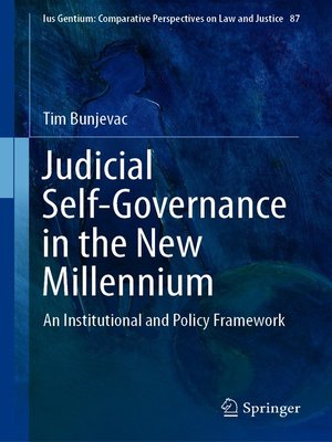 cover image of Judicial Self-Governance in the New Millennium